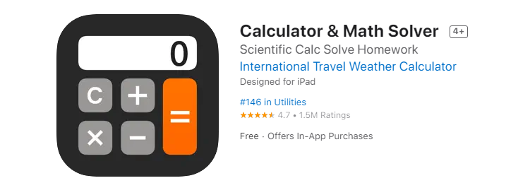 1. Calculator +