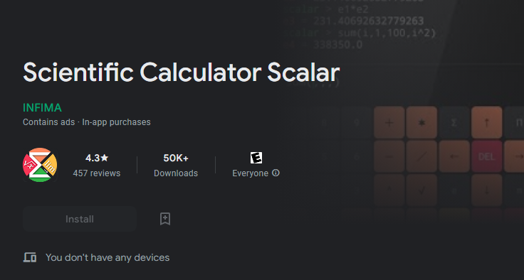 3. Scalar